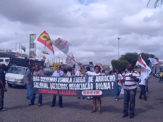 Ação pública do SECIR em defesa dos direitos da categoria comerciária.